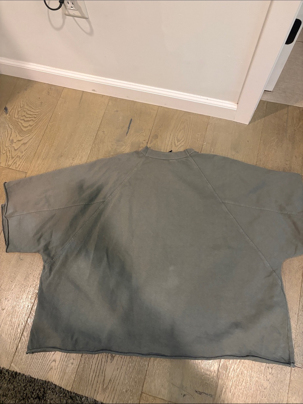 Entire Studios Heavy Boxy Tee- Medium Grey - Picture 15 of 15